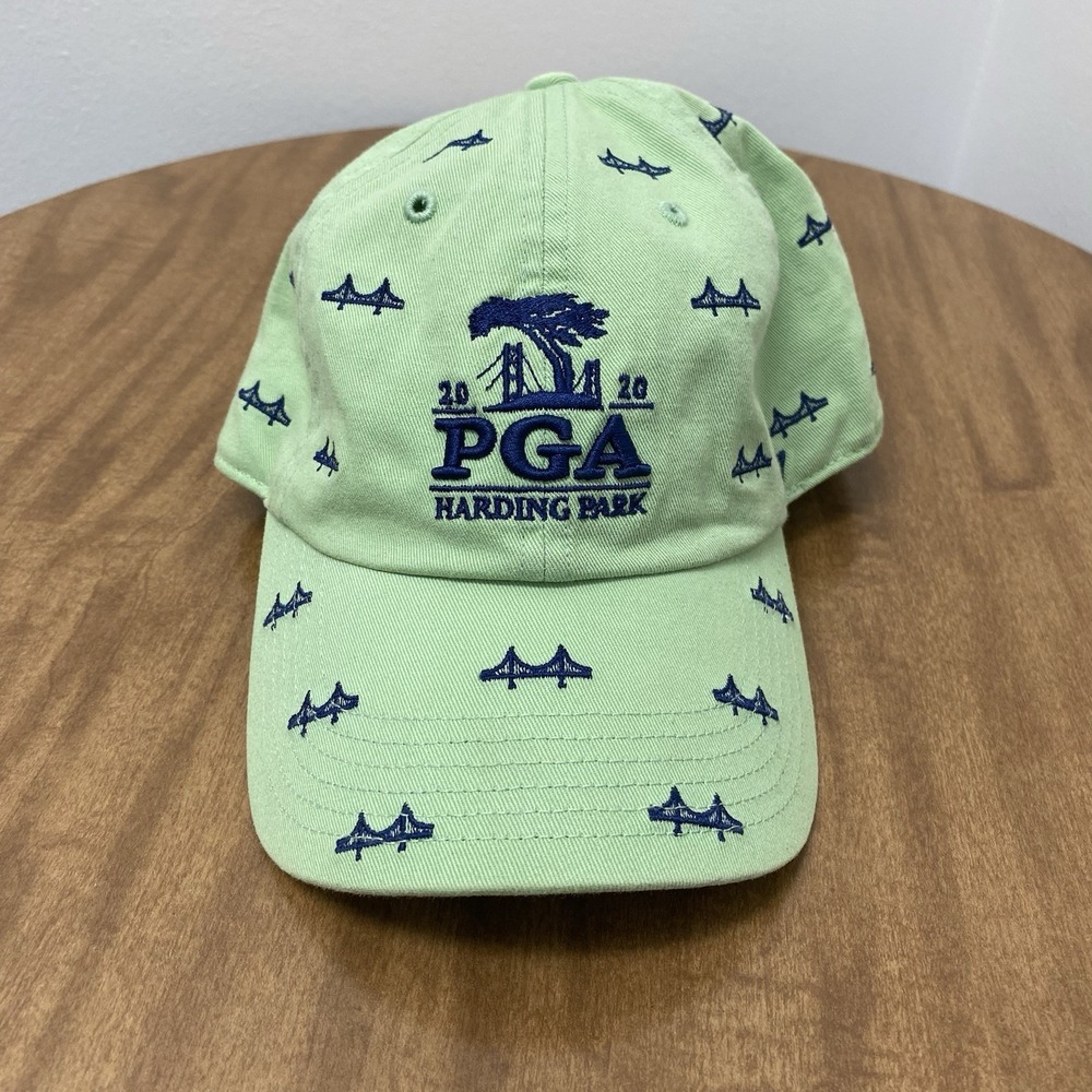 PGA Harding Park 2020 Ladies Mint Green Adj Hat Cap '47 Cleanup